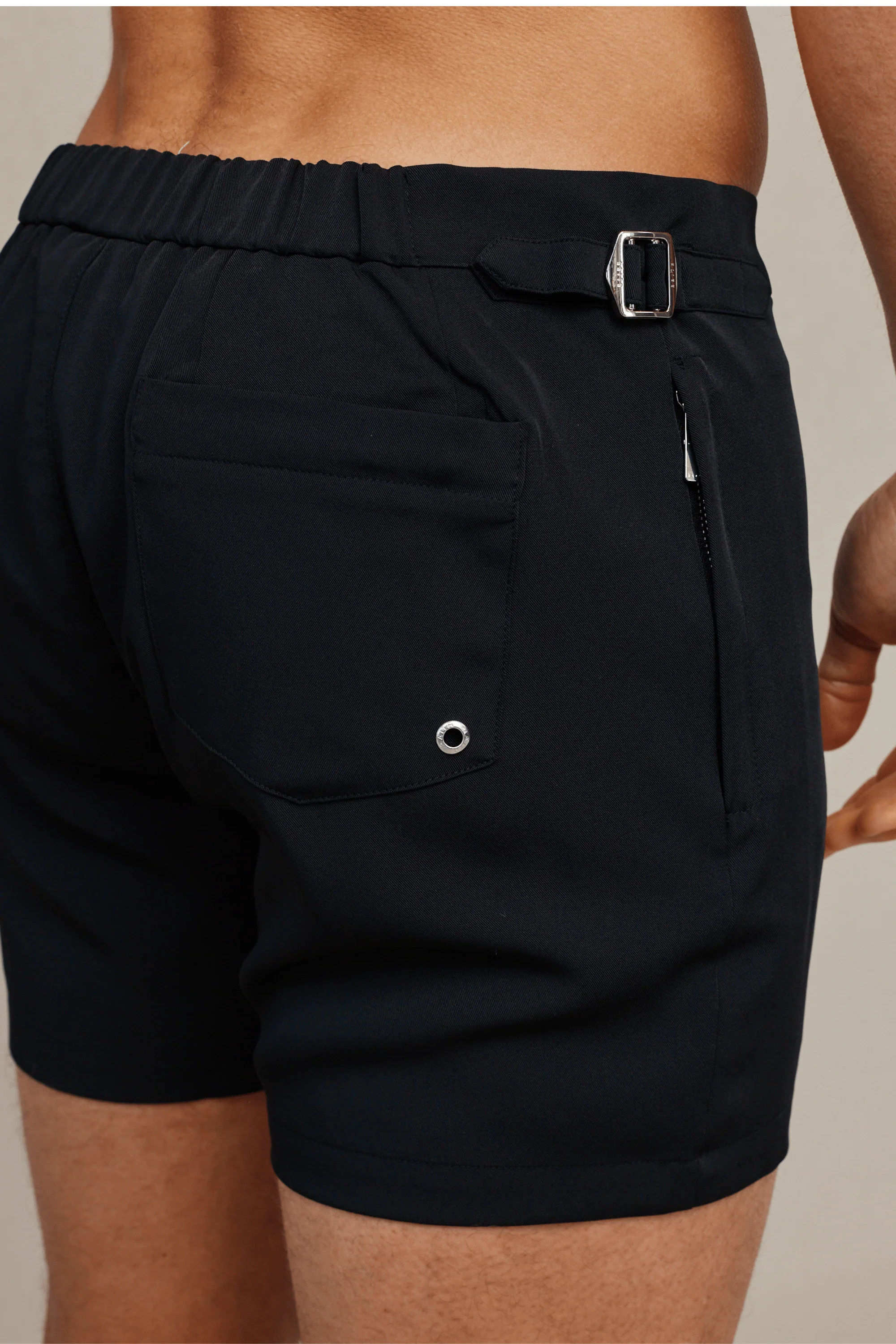 Barco Buckle Swim Short - Black - Image 4