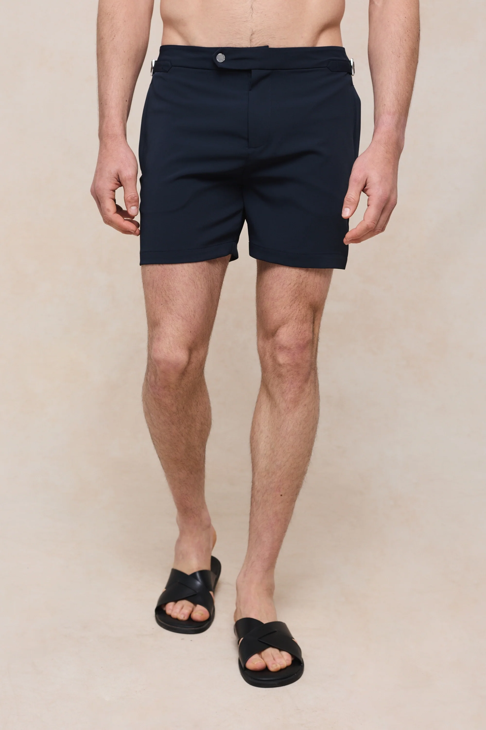 Barco Buckle Swim Short - Navy - Image 8