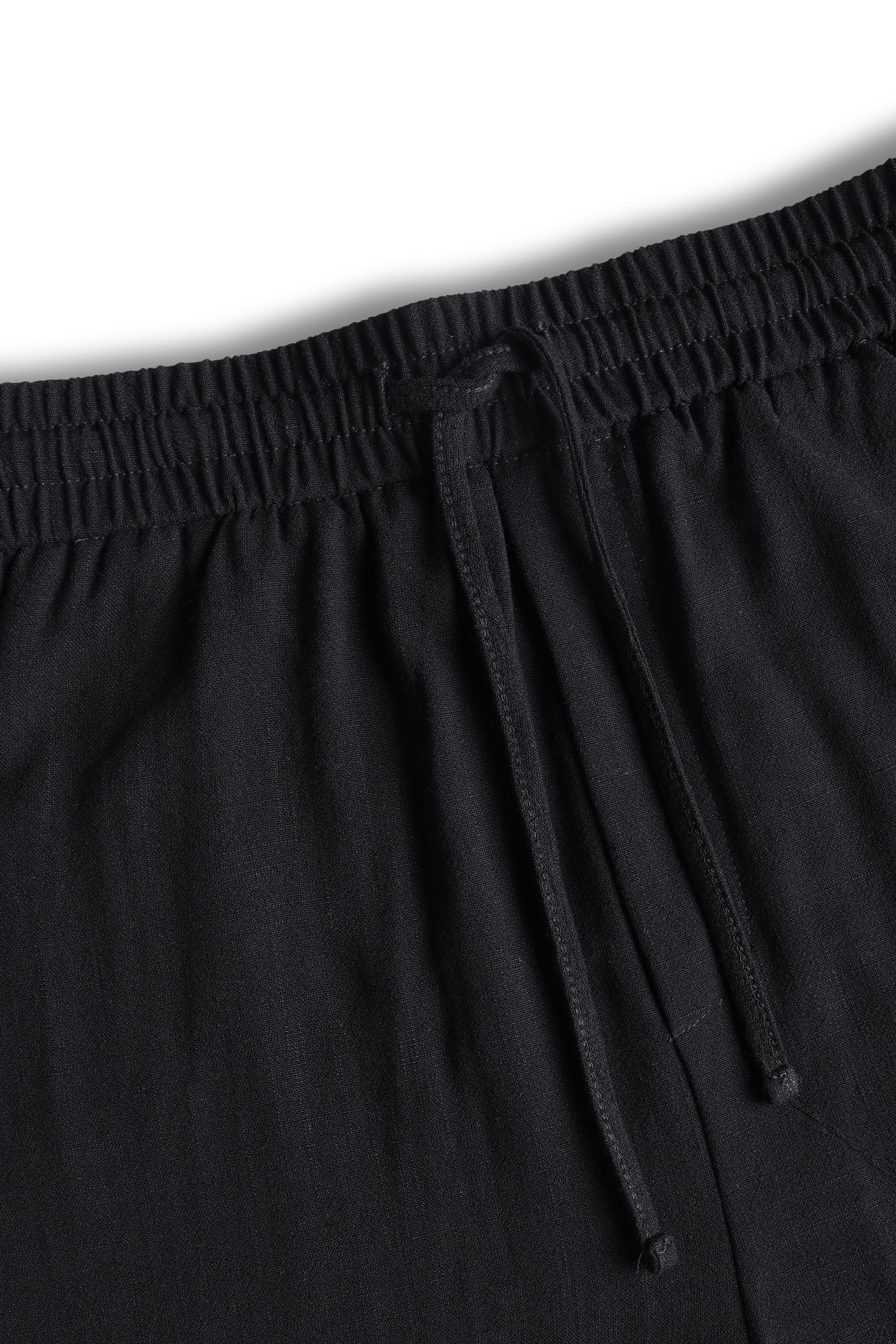 Cami Linen Short - Black - Image 8