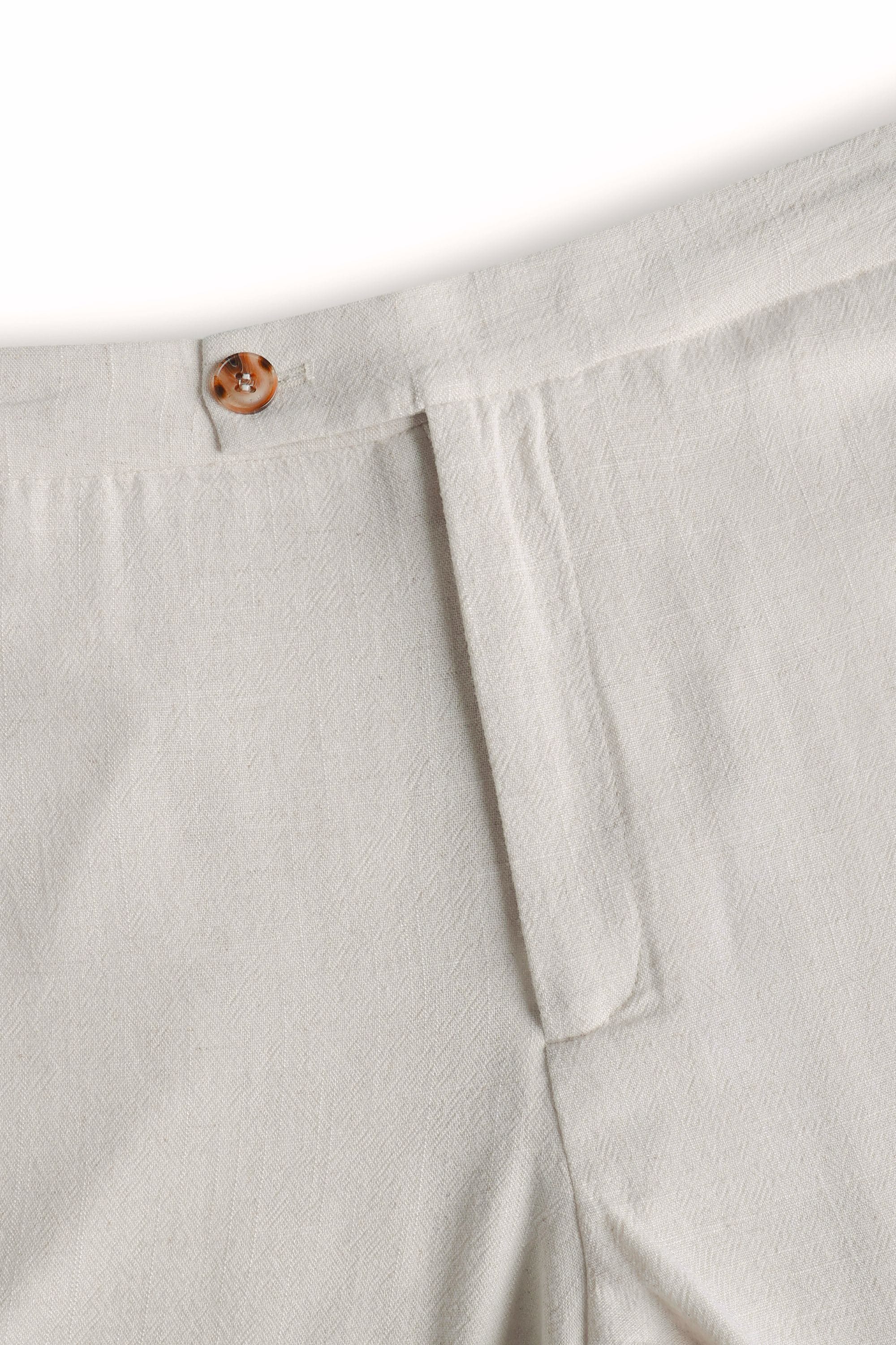 Cami Linen Straight Leg Trouser - Oatmeal - Image 6