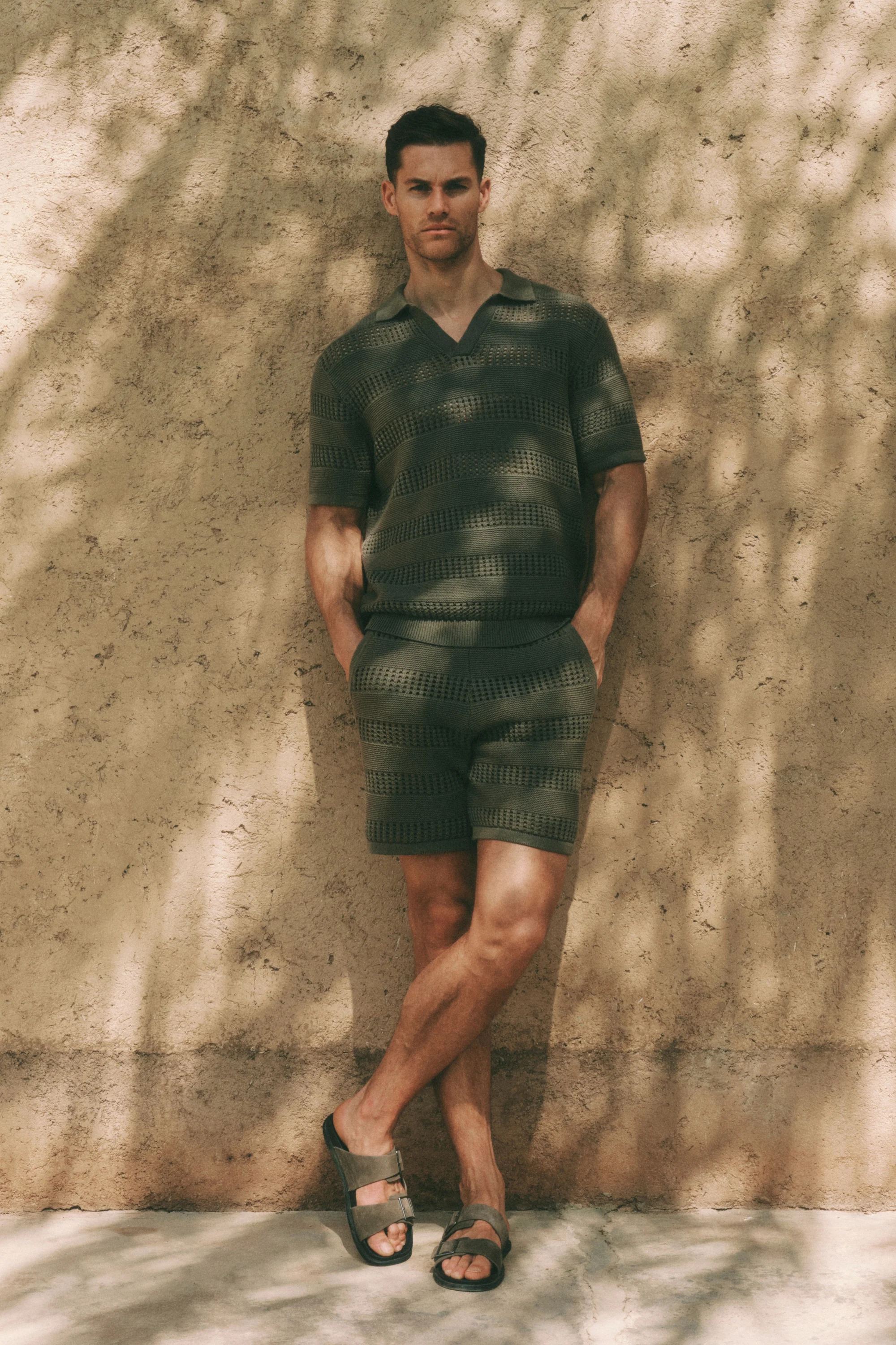 Frattina Crochet Short - Sage - Image 2