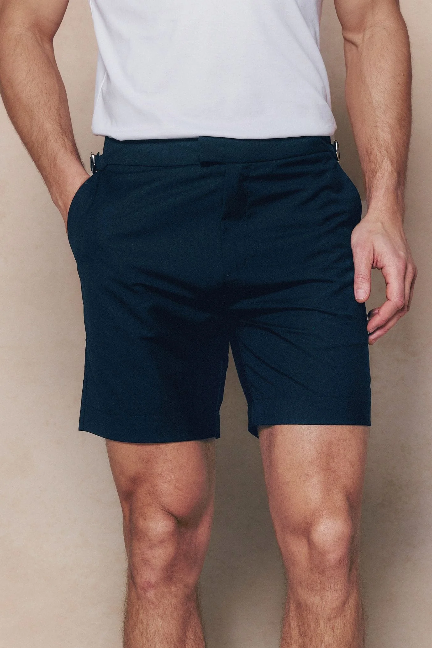 Jasper Tailored Short - Navy - Image 3