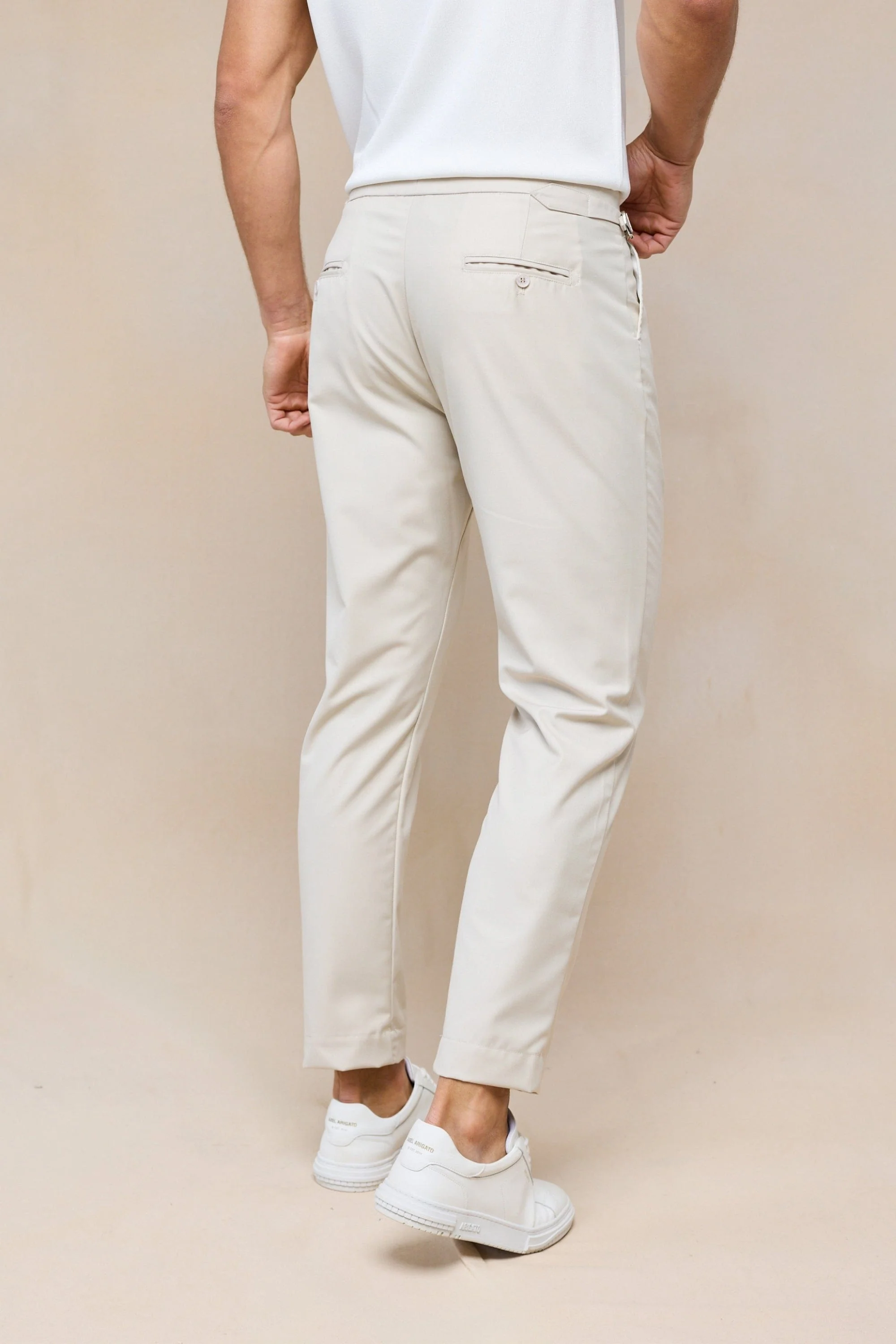 Luna Trouser - Beige - Image 5