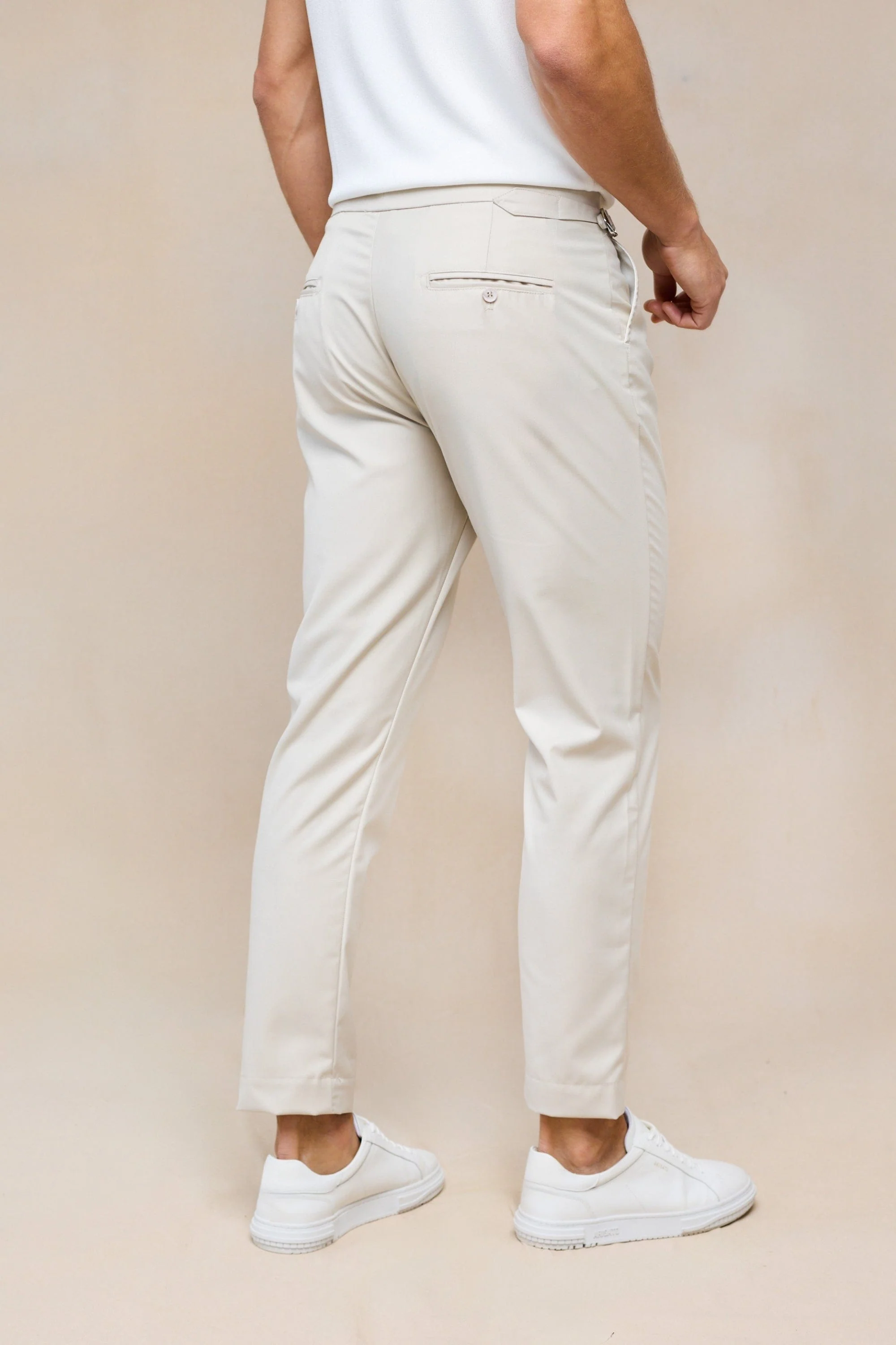 Luna Trouser - Beige - Image 6