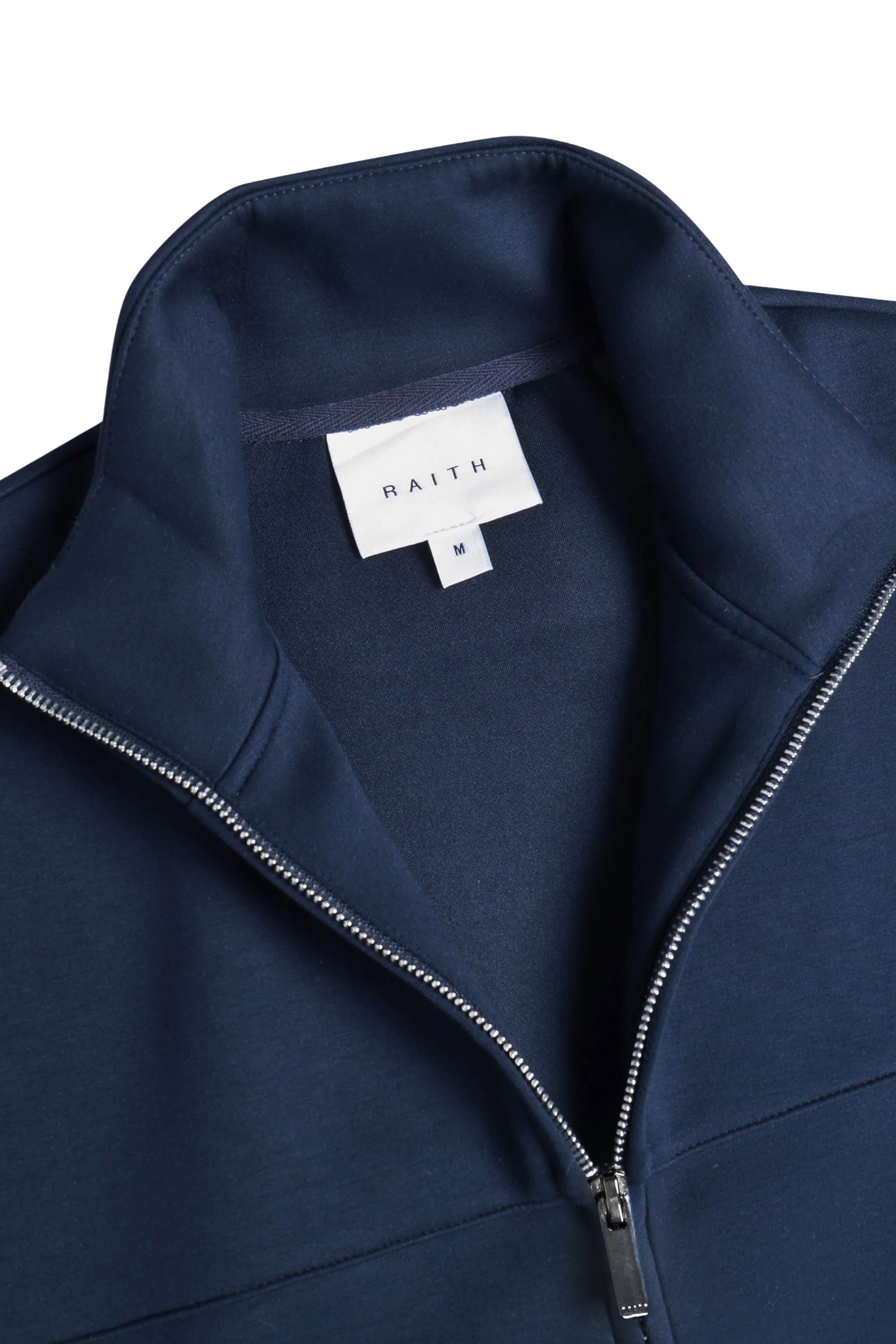 Luxe Zip Through Jacket - Navy - Image 8