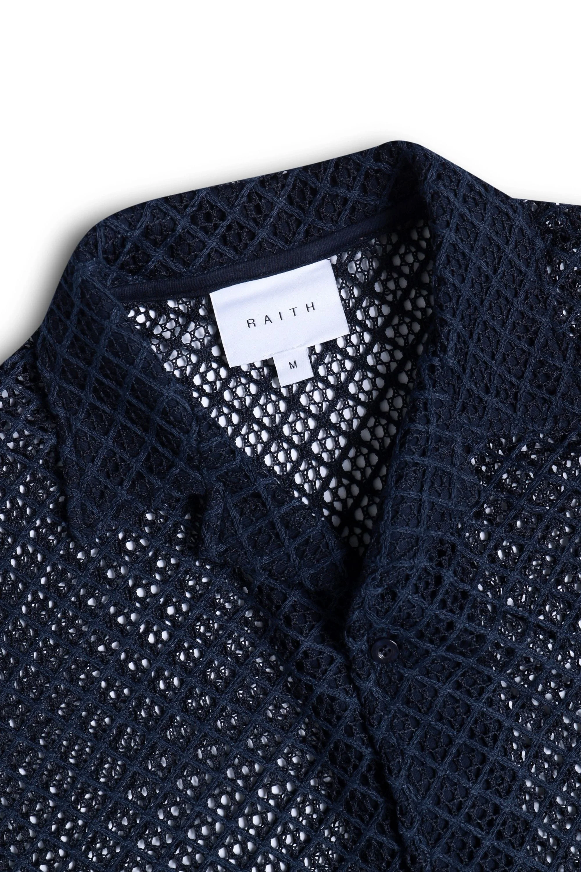 Marcelo Short Sleeve Lace Shirt - Navy - Image 7