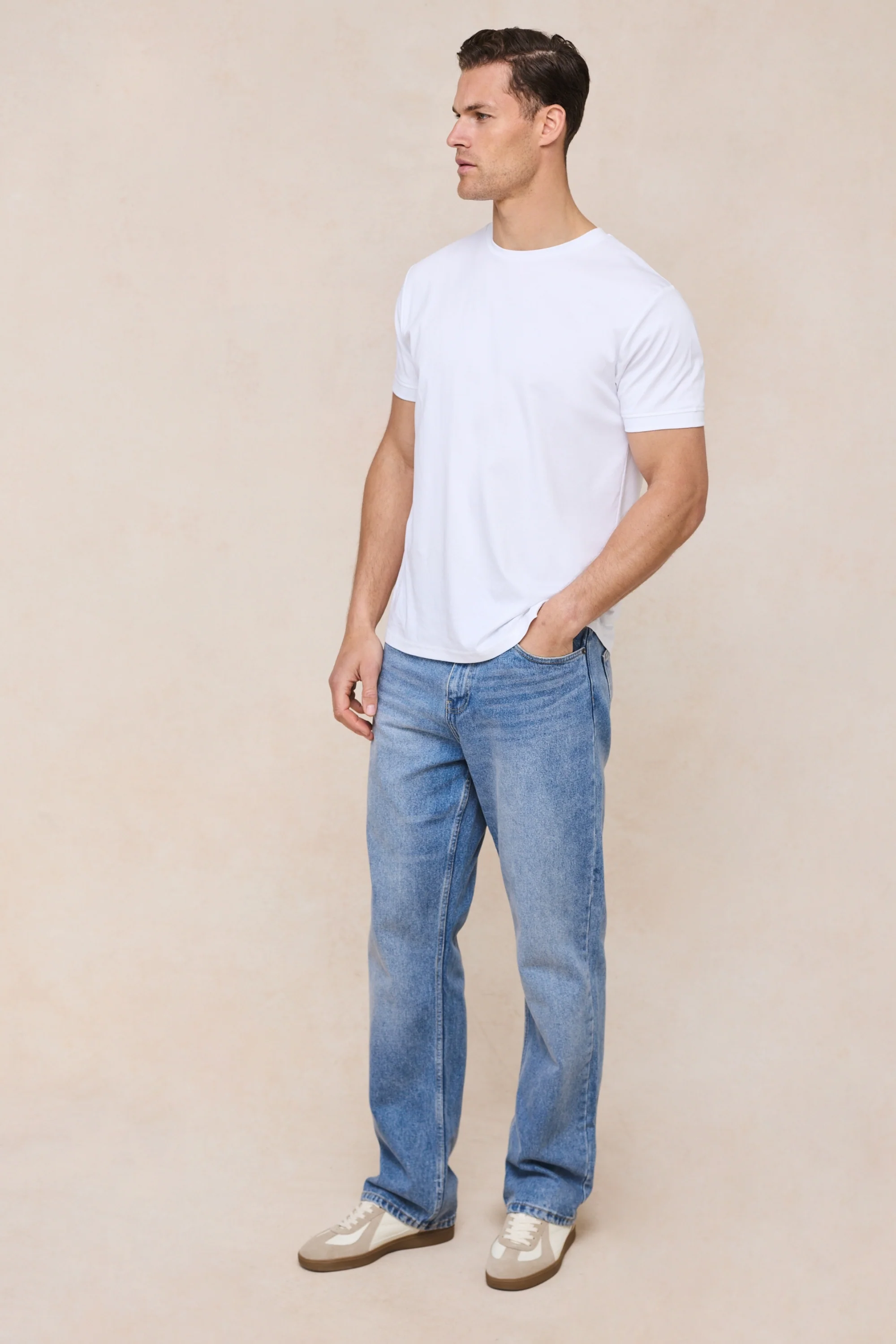 Mason Relaxed Fit Jeans - Midwash Indigo - Image 3