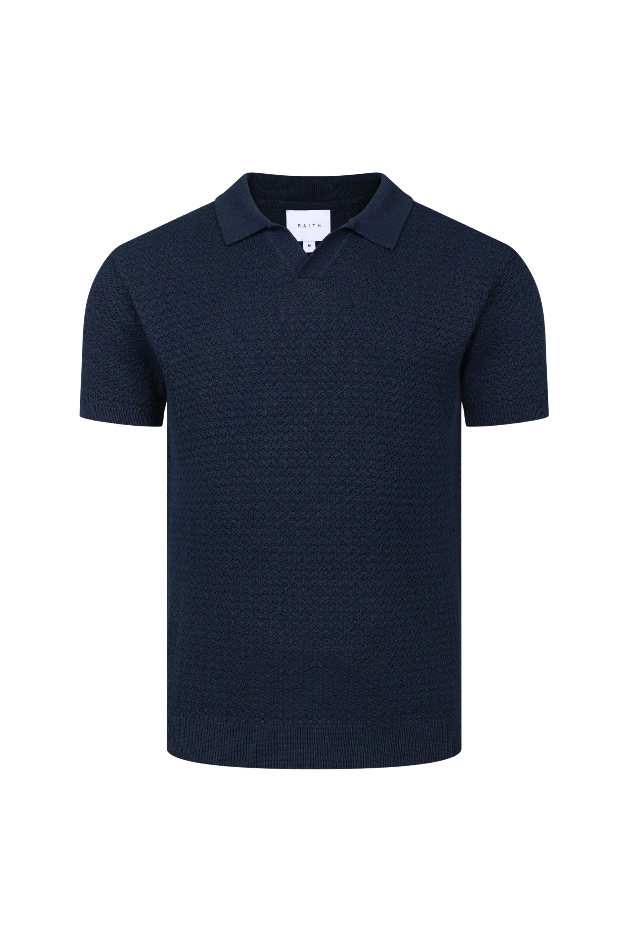 Rapha Cotton Knit Polo - Navy - Image 2