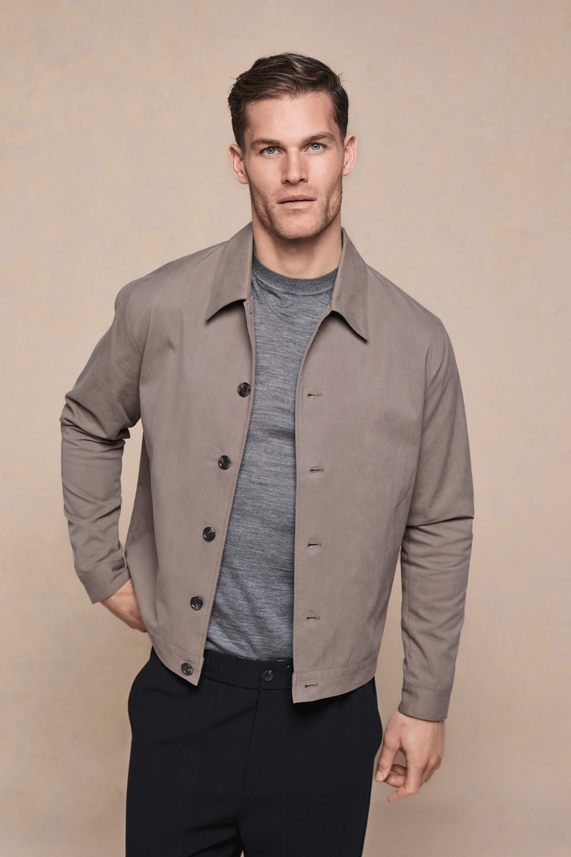 Riccardo Jacket - Taupe - Image 4
