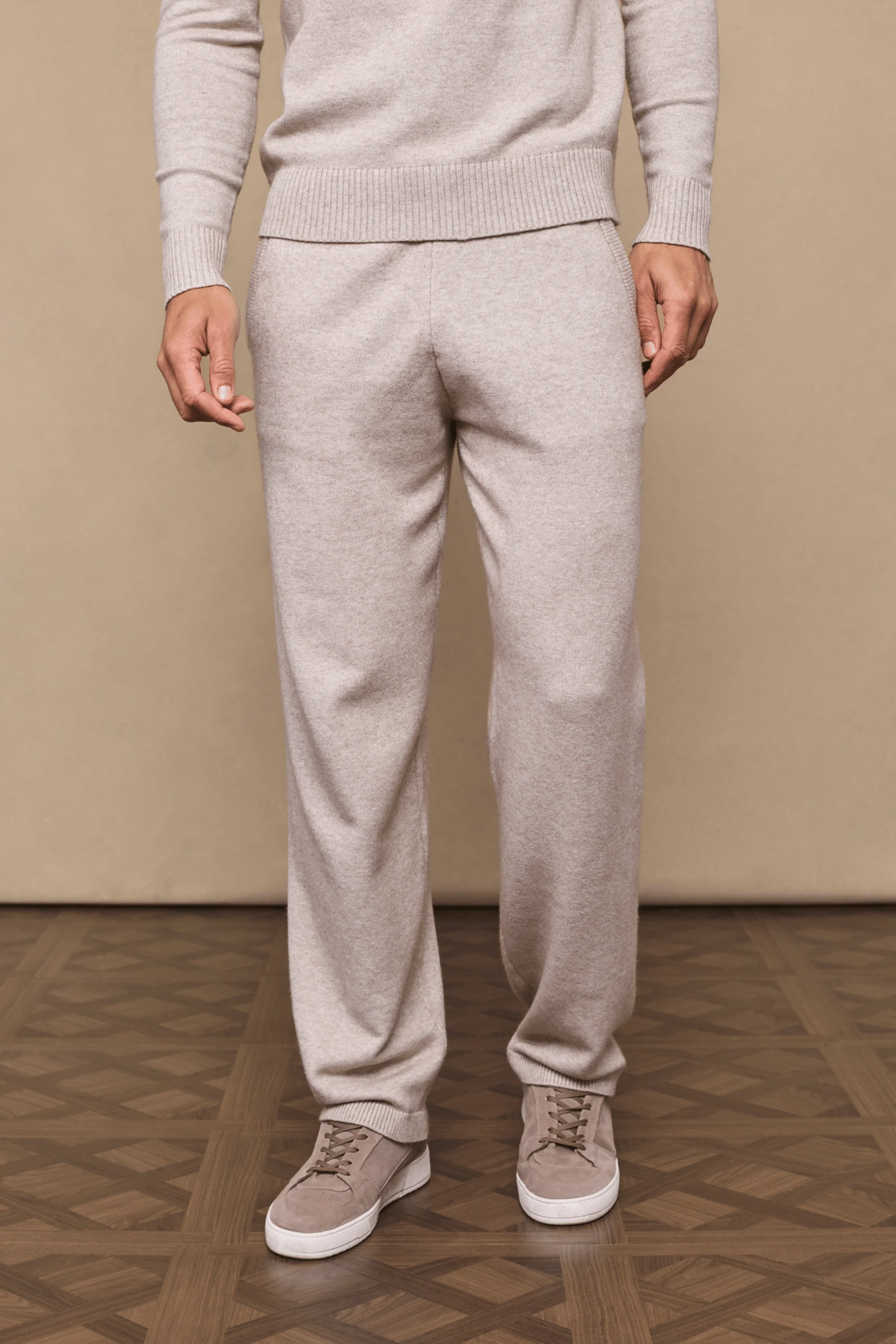 Rowan Knitted Trouser - Oatmeal - Image 6