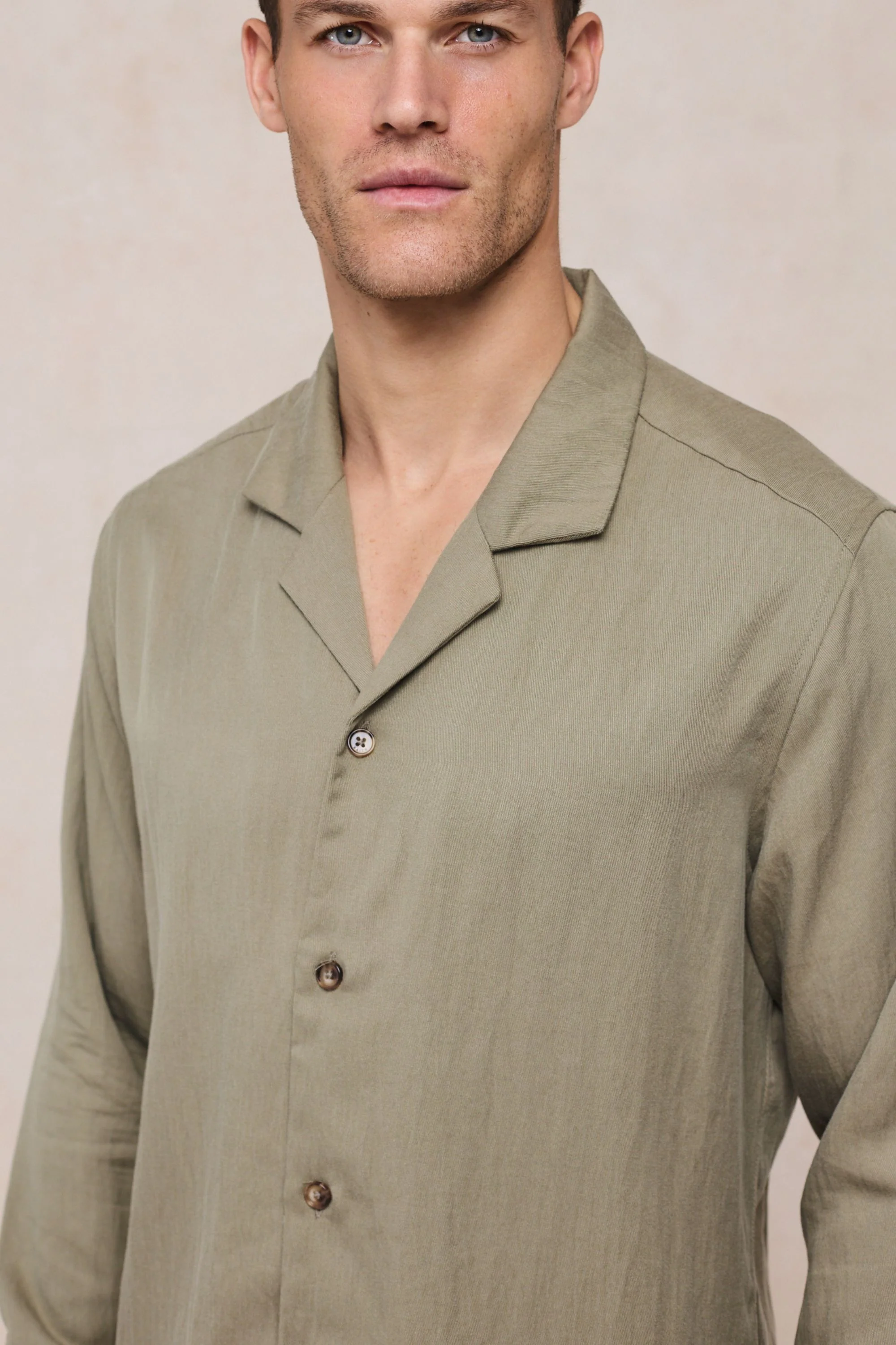 Sergio Shirt - Khaki - Image 5